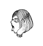Monochrome Girls（個別スタンプ：14）