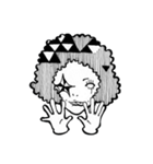 Monochrome Girls（個別スタンプ：23）