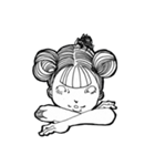 Monochrome Girls（個別スタンプ：26）