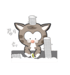 Mr Grey Little Cat with TC（個別スタンプ：10）