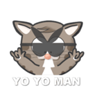 Mr Grey Little Cat with TC（個別スタンプ：37）