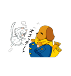 ジョンくんとミミちゃん（個別スタンプ：34）
