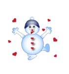 Snowman's Valentine（個別スタンプ：11）