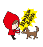 Funny of little red riding hood-2（個別スタンプ：3）