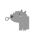 The Cute Fat Baby Rhino（個別スタンプ：11）