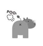 The Cute Fat Baby Rhino（個別スタンプ：13）