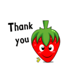 Cute Red Strawberry（個別スタンプ：2）