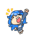 Foolish Blue Fish（個別スタンプ：5）