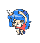 Foolish Blue Fish（個別スタンプ：9）