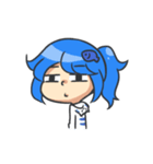 Foolish Blue Fish（個別スタンプ：16）