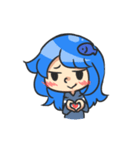 Foolish Blue Fish（個別スタンプ：31）