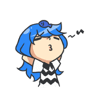 Foolish Blue Fish（個別スタンプ：34）