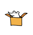 無表情ねずみ（個別スタンプ：12）
