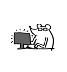 無表情ねずみ（個別スタンプ：16）