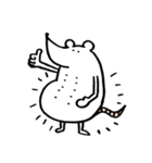 無表情ねずみ（個別スタンプ：30）