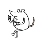 無表情ねずみ（個別スタンプ：39）