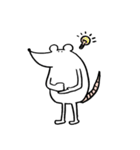 無表情ねずみ（個別スタンプ：40）