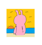 ウサギとクマ。（個別スタンプ：2）