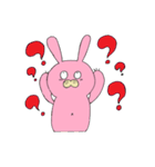 ウサギとクマ。（個別スタンプ：6）