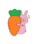 ウサギとクマ。（個別スタンプ：8）