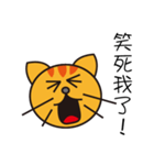 Lazy typing？ Naughty cat speak for you（個別スタンプ：19）