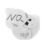 Thinker ＆ Scream（個別スタンプ：15）