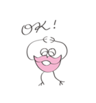 お気楽LIPさん（個別スタンプ：1）