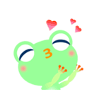 Greeny little frog（個別スタンプ：2）