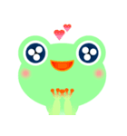 Greeny little frog（個別スタンプ：5）