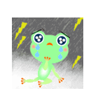Greeny little frog（個別スタンプ：16）