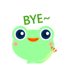 Greeny little frog（個別スタンプ：23）