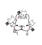 French Bulldog-White Bubble4.0（個別スタンプ：10）
