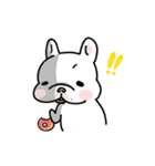 French Bulldog-White Bubble4.0（個別スタンプ：15）
