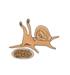 backpack snail（個別スタンプ：3）