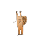 backpack snail（個別スタンプ：4）