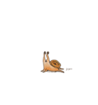 backpack snail（個別スタンプ：5）