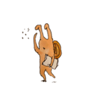 backpack snail（個別スタンプ：15）