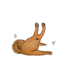 backpack snail（個別スタンプ：16）