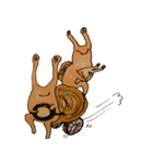 backpack snail（個別スタンプ：21）