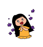 Little Happy Girl Smiles（個別スタンプ：21）