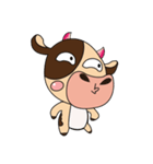 Introverted and Lovely Dairy Cow（個別スタンプ：7）