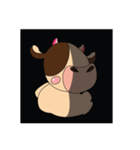 Introverted and Lovely Dairy Cow（個別スタンプ：16）