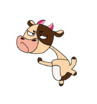 Introverted and Lovely Dairy Cow（個別スタンプ：17）