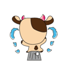 Introverted and Lovely Dairy Cow（個別スタンプ：22）