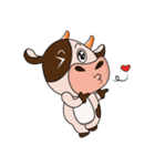 Obstreperous Day of a Lovely Dairy Cow（個別スタンプ：28）