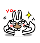 Rabbit with big nose NO.2（個別スタンプ：7）