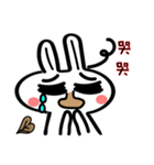 Rabbit with big nose NO.2（個別スタンプ：10）