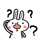 Rabbit with big nose NO.2（個別スタンプ：11）