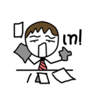 Salaryman don't have money（個別スタンプ：24）