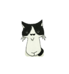 チョビひげ猫、モモ（個別スタンプ：1）